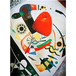 Kandinsky Modern Art Print Red Spot II