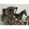 Image 3 : Pair of Cast Iron Horse & Buggy Decorative Displays