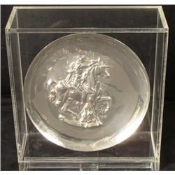 Dali Sterling Silver Plate Lincoln Unicorn Dyonisiaque