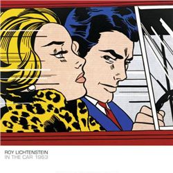 Roy Lichtenstein In the Car Art Print
