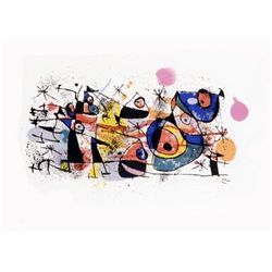 Joan Miro Peintures Serigraph Art Print