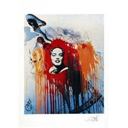 Salvador Dali Rare Marilyn Monroe Signed Ltd Ed W/coa