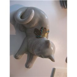 Seated Cat figurene; Lenox Collection, issued 1992