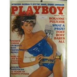 June 1985 Playboy; ROXANNE PULITZER, DEVIN DeVASQUEZ