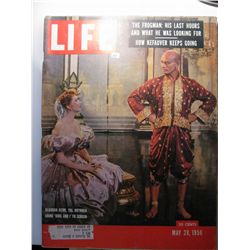 May 1956 Life Magazine; YUL BRYNNER 'KING AND I' DEB KERR COVER