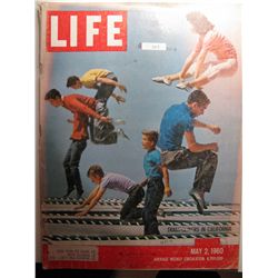 LIFE MAGAZINE MAY 2,1960 TRAMPOLINE TRAMPOLINERS IN CALIFORNIA