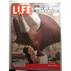 Life Magazine April 18, 1955-Frigate's Figurehead