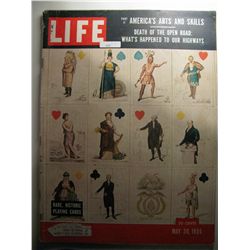AMERICAS ARTS AND SKILLS HISTROIC PLAYING CARDS HIGHWAYS~ LIFE MAGAZINE MAY 1955