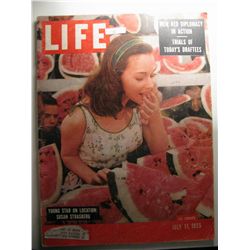 Life Magazine July 11, 1955 Young Star on Location: Susan Strasberg