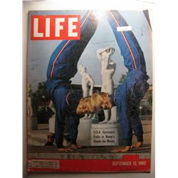 SEPTEMBER 1960 Life Magazine; OLYMPICS ROME GYMNASTICS HEMINGWAY