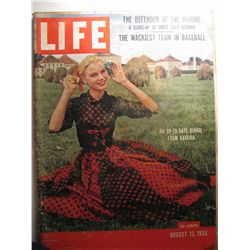 LIFE MAGAZINE AUGUST 13, 1956 AN UP-TO-DATE DIRNDL FROM BAVARIA COVER