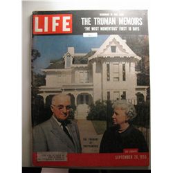 September 1955 Life Magazine; The Truman Memories