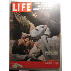 LIFE MAGAZINE NOVEMBER 19, 1956 Egyptian Wounded in Battle of Mideast