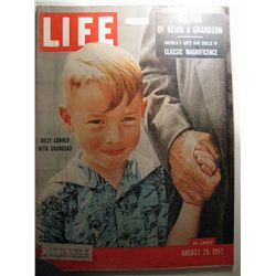 Life Magazine, August 29, 1955, Billy Conner With Granddad