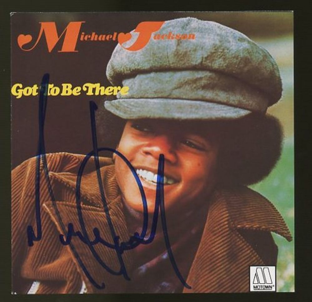 Michael Jackson Signed CD Cover "Got To Be There" (GA COA)