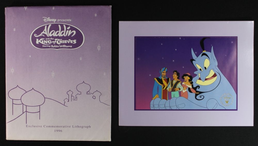 Walt Disney "Aladdin" 1996 Exclusive Commemorative Lithograph