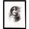 Image 1 : Danforth, Wright & Co. Portrait of Young Woman Throwing Flowers.