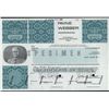 Image 1 : Paine Webber Inc., Specimen Stock.