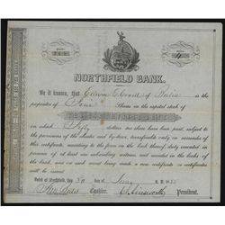 North Field Bank, Issued Stock.