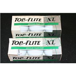Top Flight XL Golf Balls-The Longest Balls; Regular Trajectory; Lot of 6