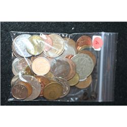 World Coins & Tokens; Various Dates, Conditions & Denominations; Lot of 50