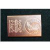 2012 "Liberty Bust" Copper Ingot; .999 Fine Copper Half Pound