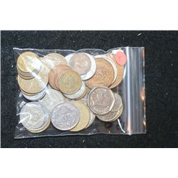 World Coins & Tokens; Various Dates, Conditions & Denominations; Lot of 50