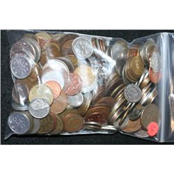 World Coins & Tokens; Various Dates, Conditions & Denominations; Lot of 250