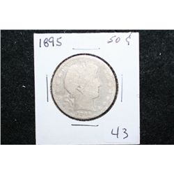 1895 Barber Half Dollar