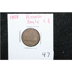 1858 Flying Eagle One Cent