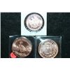 Image 2 : Copper Round; .999 Fine Copper 1 Oz.; Lot of 2 & Copper Round; .999 Fine Copper 1/2 Oz.; Total Lot o