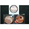 Image 2 : Copper Round; .999 Fine Copper 1 Oz.; Lot of 2 & Copper Round; .999 Fine Copper 1/2 Oz.; Total Lot o