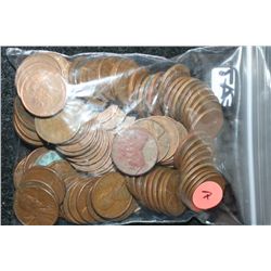 Lincoln Wheat Back Penny; Various Dates & Conditions; Lot of 100