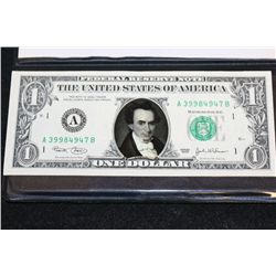 2003 US Federal Reserve Note $2; Boston MA Reserve; Lone Star State Note