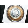 Image 2 : 1995 Caesars Palace Las Vegas NV Limited Edition Two-Tone $10 Gaming Token; .999 Fine Silver .60% Oz