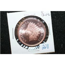 Copper Round; .999 Fine Copper 1/2 Oz.