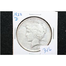 1922-D Peace $1
