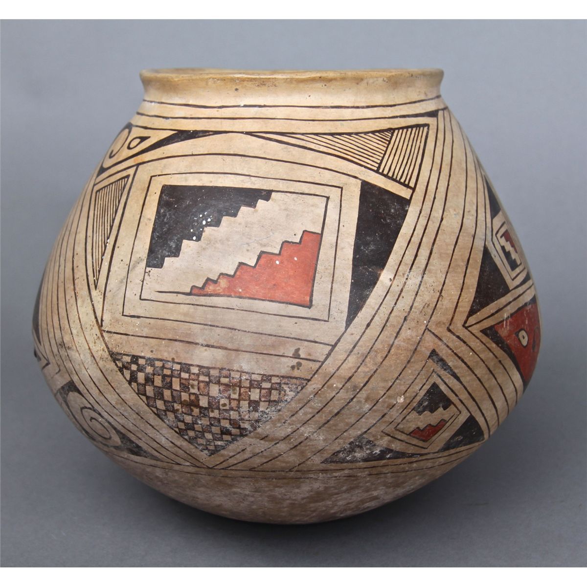 Ancient Native American Indian Pottery Chip On Rim Ancient Native American Indian Pottery Chip On Rim