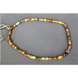 Antique Native American Indian Trade Bead Necklace (Multi Color Y…
