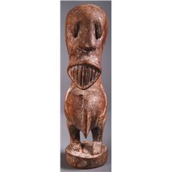 Antique Wood Carving Pregnant Figure (Origin Unknown) …