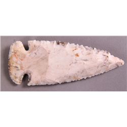 Native American Indian Artifact, Serrated Dovetail Arrowhead. …