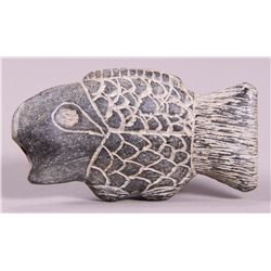 Native American Indian Artifact, Fish Effigy Pipe …