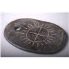 Image 2 : Native American Indian Artifact, Black Omulet with inscribed Sun.…