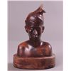 Image 1 : Plaster African Bust with Brown Patina, Vintage …