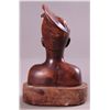 Image 3 : Plaster African Bust with Brown Patina, Vintage …