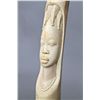 Image 2 : African Carved Ivory Tusk, Man (1 of 2) …