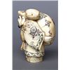 Image 2 : Chinese Carved Ivory Figure of Man With a Hammer (not solid)…