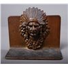 Image 3 : Indian Chief Bronze Book Ends…