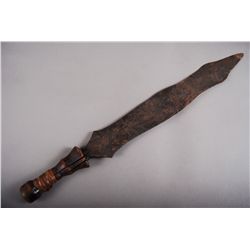 Antique African Hand Spear (split wooden handle)…