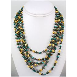 319.70ctw Freshwater Multi-Color Pearl Necklace